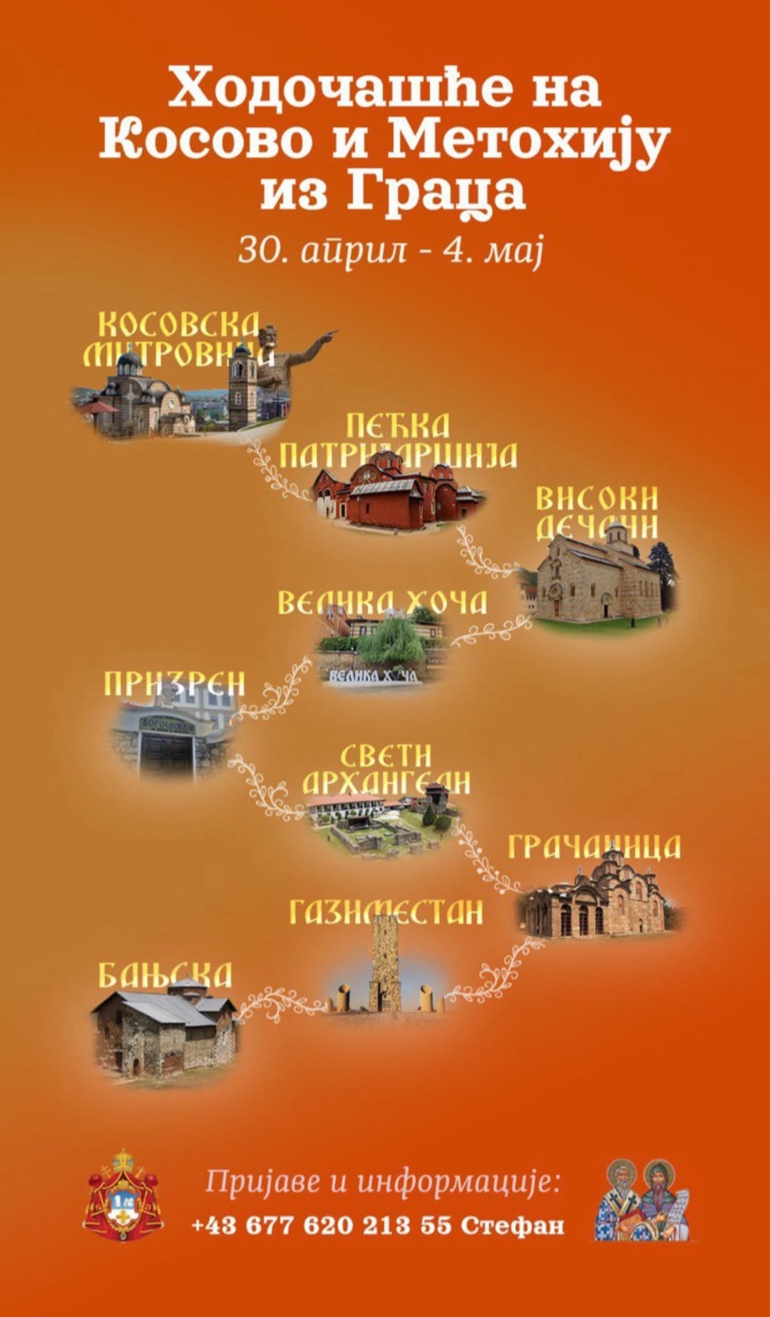 Ходочашће на Косово и Метохију из Граца