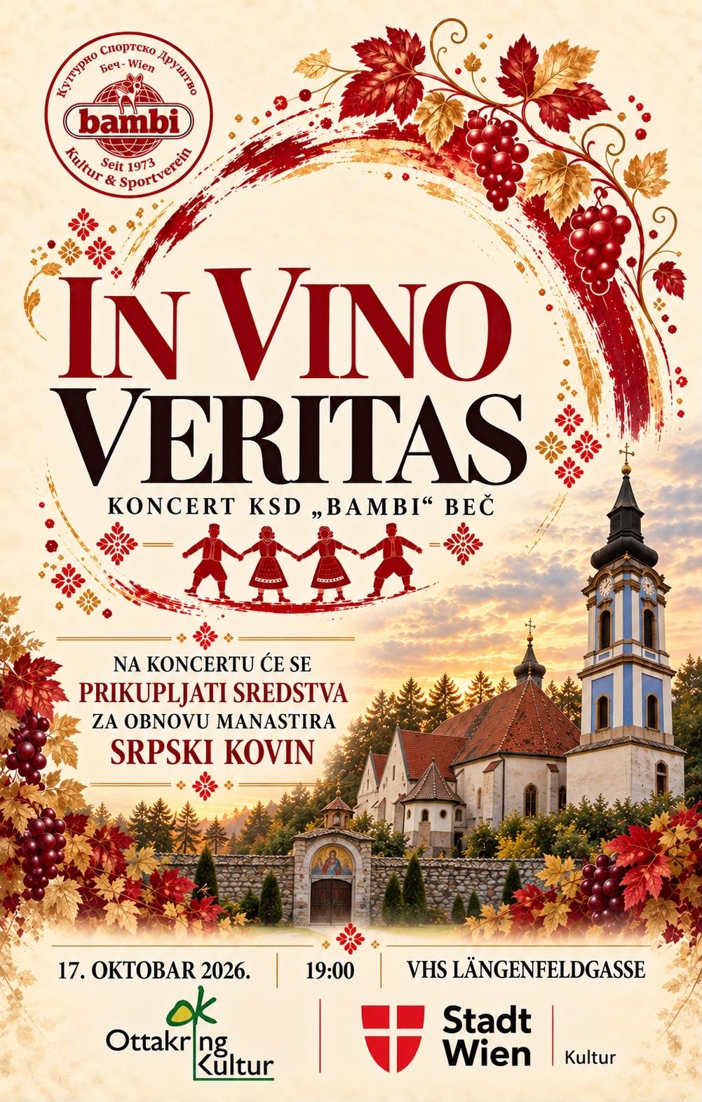 In Vino Veritas - Koncert KSD ,,BAMBI’’ BEČ