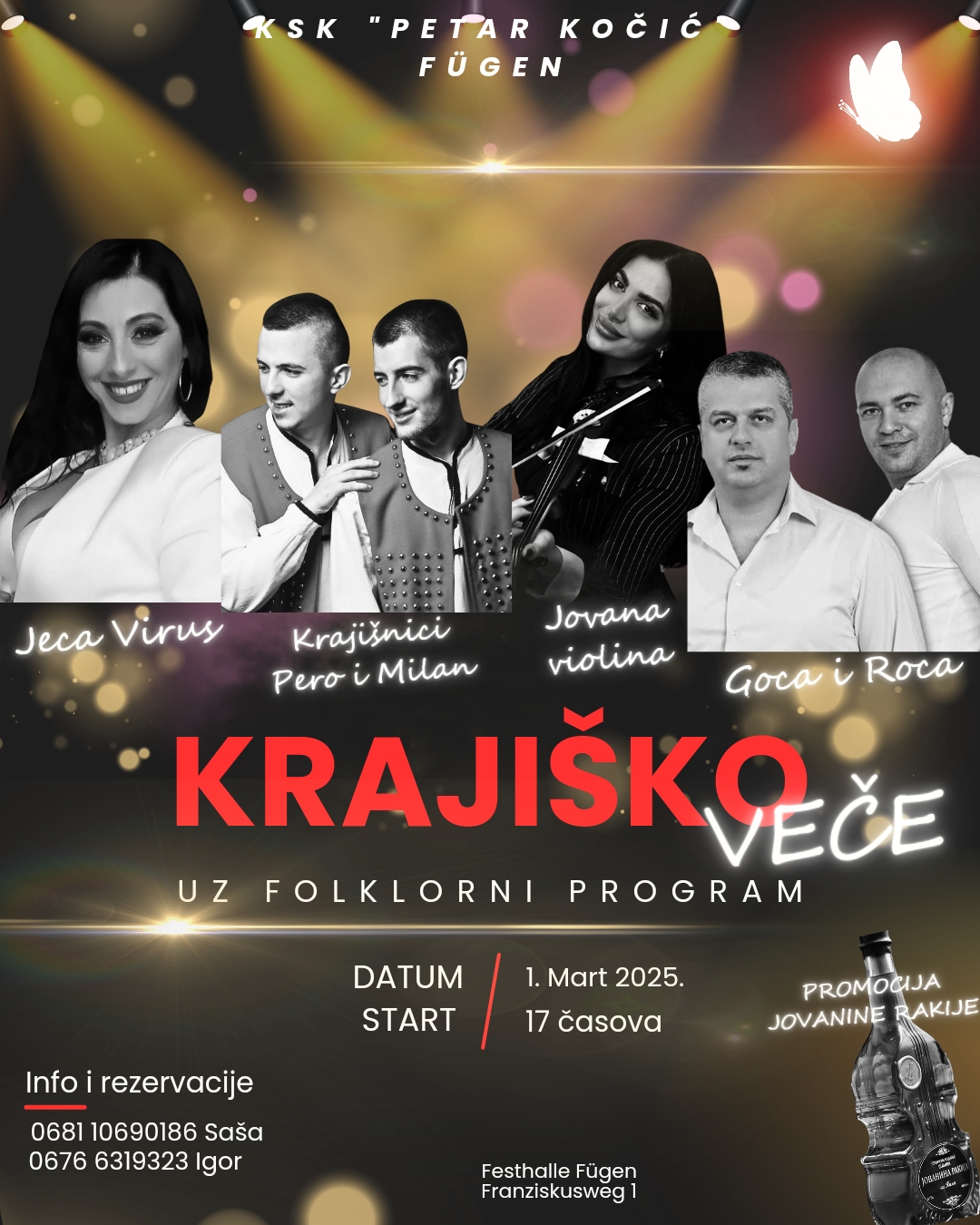 Krajiško veče uz folklorni program