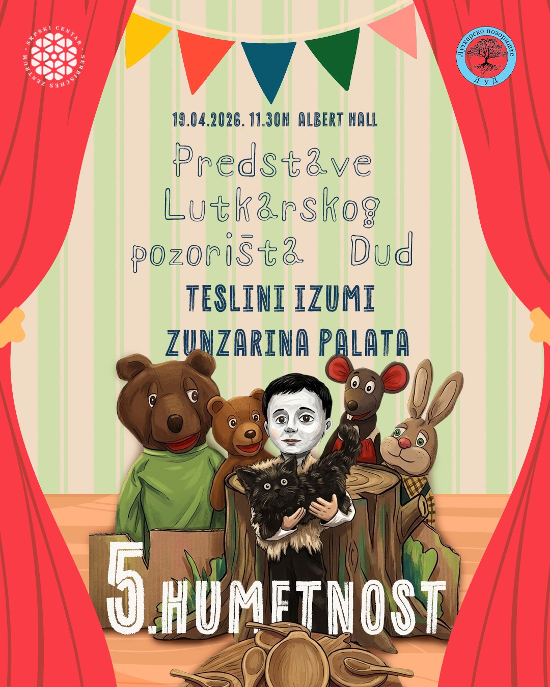 Humanitarne predstave lutkarskog pozorišta Dud